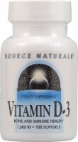 Source Naturals Vitamin D-3 Softgels 1000IU Perspective: Main