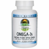 Source Naturals Vegan Omega-3s Non-Fish Epa-Dha 300 mg 60 Vegan Sfgs