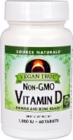 Source Naturals Vegan True Non-GMO Vitamin D Tablets 1000IU Perspective: Main