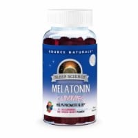 Source Naturals Sleep Science Mixed Berry 5mg Melatonin Gummies