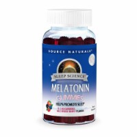 Source Naturals® Sleep Science™ Mixed Berry Melatonin Gummies 5mg Perspective: Main