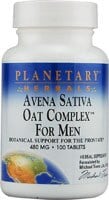Planetary Herbals Avena Sativa Oat Complex for Men Tablets 480 mg Perspective: front