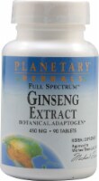 Planetary Herbals Full Spectrum™ Ginseng Extract Tablets 450 mg Perspective: Main