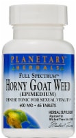 Planetary Herbals Full Spectrum Horny Goat Weed Tablets 600 mg