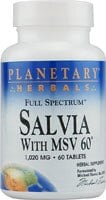 Planetary Herbals Full Spectrum™ Salvia Tablets 1020 mg Perspective: front
