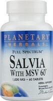 Planetary Herbals Full Spectrum™ Salvia Tablets 1020 mg Perspective: front