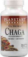 Planetary Herbals Full Spectrum Chaga Tablets 1000 mg Perspective: Main