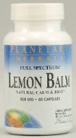 Planetary Herbals Full Spectrum™ Lemon Balm Capsules 500 mg Perspective: Main