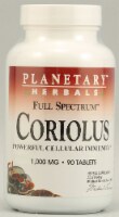 Planetary Herbals  Full Spectrum Coriolus Tablets 1000 mg Perspective: Main
