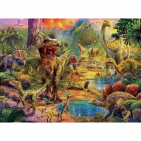 Ceaco 30374925 Dino Glow in The Dark Dino Landscape Puzzle - 100 Piece Perspective: Main