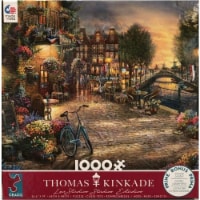 Thomas Kinkade Studios- Amsterdam Cafe 100 piece Jigsaw Puzzle Perspective: Main