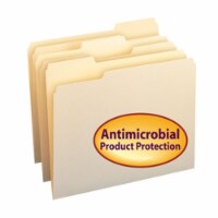 Smead  File Folder With Antimicrobial Product Protection - Manila