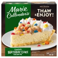 Marie Callender's Confetti Birthday Cake Cream No Bake Frozen Pie
