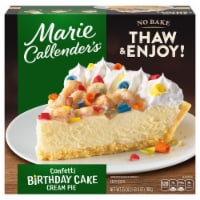 Marie Callender's Confetti Birthday Cake Cream No Bake Frozen Pie Perspective: Main