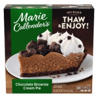 Marie Callender's Chocolate Brownie Cream Pie Frozen Dessert Perspective: Main
