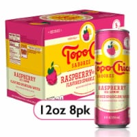 Topo Chico Sabores Raspberry with Lemon Sparkling Water Cans Perspective: Main