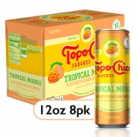Topo Chico Sabores Tropical Mango Sparkling Water Cans Perspective: Main