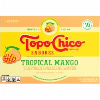 Topo Chico Sabores Tropical Mango Sparkling Water Cans Perspective: Main