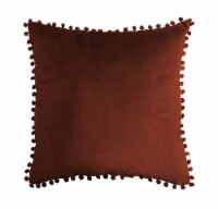 Harper Lane Merlot Pompom Decorative Pillow