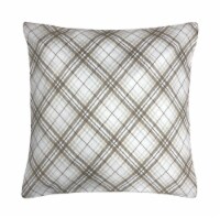 Harper Lane Neutral Plaid Decorative Pillow