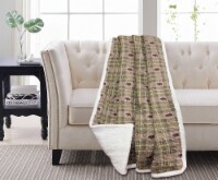 Harper Lane Arbor Reverse To Sherpa Throw