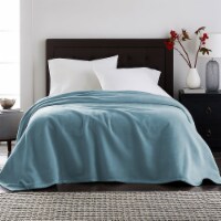 Harper Lane Mineral Blue Velvet Plush Blanket