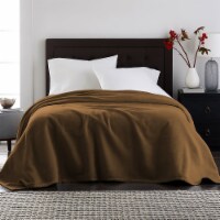 Harper Lane Brown Velvet Plush Blanket