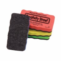 Pacon Magnetic Erasers 4.25  x 2.25  Assorted Colors 4 Pieces/Pack PACAC2083