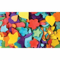 Chenille Kraft Creativity Street Wood Party Craft Shapes Assorted Colors 200/Pack (CK-3604)