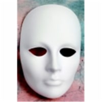Chenille Kraft Plain Plastic Female Mask