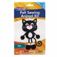 Creativity Street® Felt Sewing Animal Kit - Cat Perspective: Main
