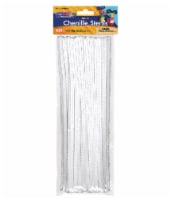 Creativity Street® Jumbo Chenille Stems - White Perspective: Main