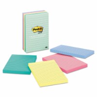 Post-it® Notes NOTE,4X6 LINED, ASST ,PST 660-5PK-AST