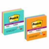 Post-it® Lined Super Sticky Notes - Assorted