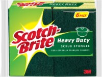 Scotch-Brite™ Heavy Duty Scrub Sponges - 6 pk - Green/Yellow Perspective: Main