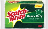 Scotch-Brite™ Heavy Duty Scrub Sponges - 3 pk - Green/Yellow Perspective: Main