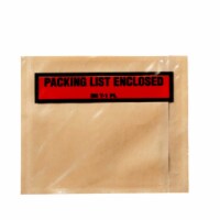 3M Top Print Packing List Envelope PLE-T1, 4-1/2 in x 5-1/2 in, 100 per box