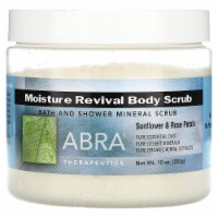 Abra Therapeutics Moisture Revival Body Scrub Sunflower & Rose Petals - 10 oz (283 g) Perspective: Main