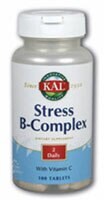 KAL Stress B-Complex Dietary Supplement Tablets Perspective: front