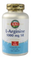 KAL L-Arginine Sustained Release 1000 mg Tablets Perspective: Main