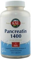 KAL Pancreatin 1400 Tablets Perspective: front