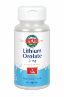 KAL Lithium Orotate 5 mg Veg Caps Perspective: Main