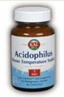 KAL Acidophilus Room Temperature Stable Capsules Perspective: front