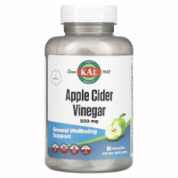 Kal Apple Cider Vinegar - 500 mg - 60 Chewable Tablets Perspective: Main