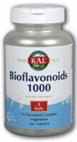 KAL  Bioflavonoid Tablets 1000mg Perspective: front