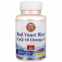 Kal Red Yeast Rice Coq-10 Omega 3 60 Sgels
