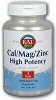 KAL Cal Mag Zinc High Potency Perspective: front