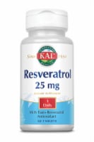KAL Resveratrol 25mg Tablets Perspective: Main