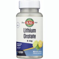 Kal Lithium Orotate - Lemon Lime 5 mg 90 Tabs