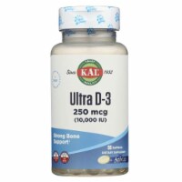 Kal Ultra D-3 250 mcg (10,000 Iu) 90 Sgels Perspective: Main